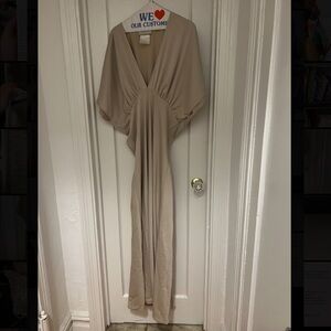 BHLDN Leila Deep-V Flutter-Sleeve